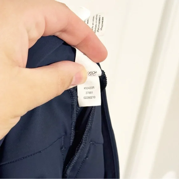 Spanx Sunshine Shorts Size Large 6” UPF 50+ Navy Blue Swim Golf Sporty Pull On - Picture 5 of 7